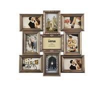 ARPAN Cornice portafoto in stile vintage, con apertura multipla, per foto da 22,9 x 15,2 x 10,2 cm, ottima cornice regalo, cornice