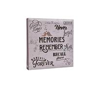 ARPAN - Grande raccoglitore a 3 anelli, con tasche per 500 foto in formato 15 x 10 cm, per matrimonio e compleanno del bambino, copertina con scritte artistiche