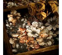 Arpaper 100 Adesivi per Scrapbooking per Bullet Journal,Adesivi Decorativi,Serie Fiori,Accessori per Scrapbooking per Album Fotografici,Quaderni,Journaling Fai Da Te,Pittura(The Kingdom of Flowers)