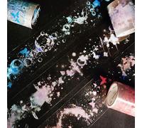 Arpaper 3 Rotoli Di Nastro Adesivo PET Per Scrapbooking Con Tema Farfalle, Adesivi Accessori Per Scrapbooking, Adesivi Per Journaling, Calendari Collage E Cornici Per Foto (Butterfly 2)