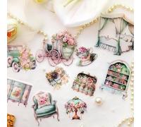 Arpaper Scrapbooking Adesivi,120 Pz Gatti Aesthetic Scrapbooking Accessori Adesivi Decorativi per Album Fotografico,bullet journal,Album Artigianali, Pianificatore Calendario, Arti Fai da Te