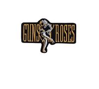 ARPatches Toppa ricamata termoadesiva con scritta "Guns N Roses Use Your Illusion"