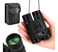 ARPDJK Binocolo compatto ultra portatile pieghevole BAK-4 Prisma verde FMC Lens 8x21 binocolo per adulti bird watching, viaggi e concerti, con borsa per il trasporto