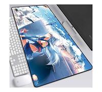 Arpeggio of Blue Steel Tappetino Mouse Gaming 900x 400mm XXL per Mouse e PC, 3mm Mouse Pad Antiscivolo Fondo in Gomma con Bordi Cuciti, F