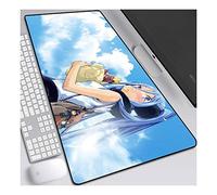 Arpeggio of Blue Steel Tappetino Mouse Gaming, Grande Anime Mouse Pad XXL 900x400mm Confortevole, Lavabile, 3mm Antiscivolo Tappetino Scrivania Supporto per Ufficio Computer, Adatto per computer e PC , A