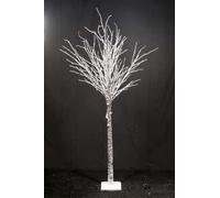 ARPIMEX Albero di Natale Innevato H 210 Cm 132 Led Bianco