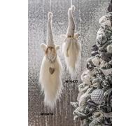 ARPIMEX Bambino Natale Appendino per Albero di Natale H 60 Cm Bianco
