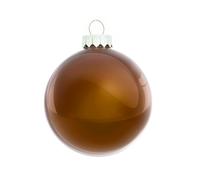 ARPIMEX Box 12 Sfere Natale Vetro D 10 Cm Cioccolato