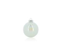 ARPIMEX Box 12 Sfere Natale Vetro D 100 Mm Bianco Perla