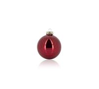ARPIMEX Box 12 Sfere Natale Vetro D 100 Mm Burgundy