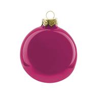 ARPIMEX Box 16 Sfere Natale Vetro D 80 Mm Magenta