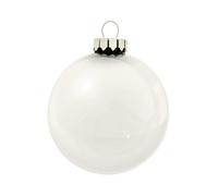 ARPIMEX Box 36 Sfere Natale Vetro D 60 Mm Bianco