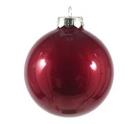 ARPIMEX Box 4 Sfere di Natale D 120 Mm Vetro Rosso Vino