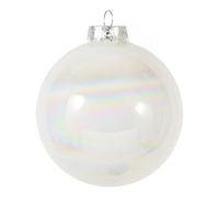 ARPIMEX Box 72 Pick Mini Sfere di Natale D 30 Mm Vetro Bianco Perla