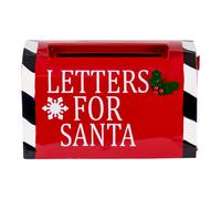 ARPIMEX Cassetta Postale per Babbo Natale 35 x 21 x 22 Cm Metallo Rosso