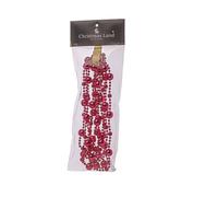 ARPIMEX Collana Natale Perle Plastica D 14 Mm 2,7 Mt Rosa Scuro