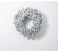 ARPIMEX Coroncina Natale Pino Innevato D 120 Cm Bianco