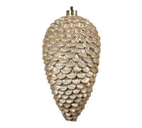ARPIMEX Decorazione di Natale Pigna 13 x 25 Cm Plastica Beige