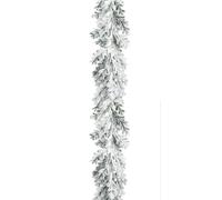 ARPIMEX Festone Natale Pino Winter Majesty 170 Cm Innevato Bianco
