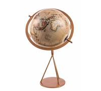 ARPIMEX Mappamondo D 20 Cm H 39 Cm Marrone