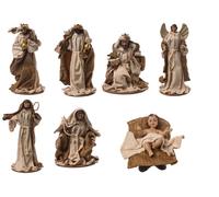 ARPIMEX Natività Natalizia con 7 Soggetti 34 Cm Multicolor