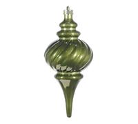 ARPIMEX Ornamento di Natale a Spirale Appuntito 11,5 x 26,5 Cm Plastica Verde Muschio