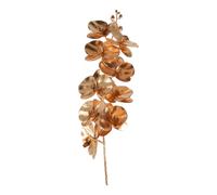 ARPIMEX Ramo Phalaenopsis 9 Fiori Decorazione di Natale H 90 Cm Oro