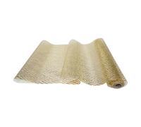 ARPIMEX Rotolo Rete Decorativa Oro Tessuto Natalizio H 48 Cm L 4,5 Ml per Confezioni Regalo e Allestimenti