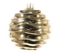 ARPIMEX Sfera Rigata di Natale D 150 Mm Plastica Oro