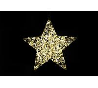 ARPIMEX Stella di Natale con Led 200 IP 44 D 35 Cm Luce Calda Bianco