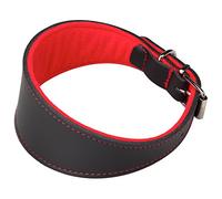 Arppe 2154015001 - Collana Galgo in pelle Superfelt, colore: nero e rosso