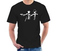 ARqray T Shirt Printed Men Cotton Tshirt O Neck Short Sleeve Lupin Jigen Pulp Fiction Fujiko Mine Women 014543 2100Y S Black M