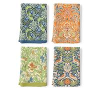 Arquiel Set 4 Strofinacci Cucina, Boho Fiori 100% Cotone Canovacci Senza Pelucchi Asciugamani Durevole Riutilizzabili Panni Cucina Decorazione Botanica Regali di Vacanza 48 cm x 70 cm