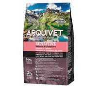 Arquivet 1013 Cibo Naturale per Cani con Pesce Fresco Sensitive Salmone e Patate, Non Si Applica, 3 kg (Paquete de 1), 3000 unità