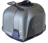 ARQUIVET Casetta per gatti - per angoli - 50 x 60 x 41 cm - Casetta igienica chiusa - Cassetta per gatti rivestita in plastica - Casetta per eventuale uso esterno per felini