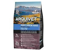 Arquivet Mangime Naturale per Cuccioli di Razze Grandi-Puppy Junior Maxi Pollo e Riso, Applica, 3 kg (Paquete de 1), 3000 unità