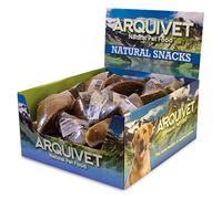 ARQUIVET Espositore 20 Unità Osso di Manzo Ripieno di Carne - Snack Naturali per Cani - Premi e Ricompense per Cani