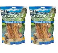 ARQUIVET Filetto di pollo - 1 Kg - Snack naturali per cani - 100% naturali - prelibatezze per cani - Prodotto leggero - Molto ricco di sostanze nutritive (Confezione da 2)