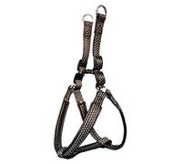 Arquivet Imbracatura per Cani Regolabile in Nylon Liscio Nero - 2,5 x 55-75 cm - Materiale Antiscivolo, Durevole e Resistente, Facile da Pulire - 100% Nylon - Allenamento e Passeggiate