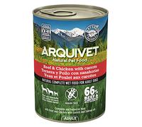 Arquivet Manzo e pollo per adulti con carote e olio di salmone, 400 g (confezione da 1)