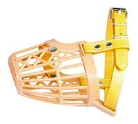 Arquivet Museruola per Cani in plastica e Pelle - 4,5 x 2 cm addestramento e Passeggiata dei Nostri Cani - Protezione per Cani di Piccola Taglia - Accessori canini