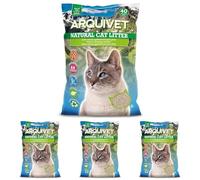 Arquivet Natural Cat Litter - Letto naturale per gatti - Letto igienico per gatti - Letto biodegradabile, ecologico, vegetale - Fino a 40 giorni - Letto naturale legante per felini - 5L