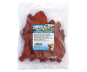 Arquivet Orecchio di Manzo Light - Borsa 10 pz - Snack 100% Naturali per Cani - Chuches, premi, premi, Caramelle, Caramelle per Cani - Tendini disidratati