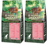 Arquivet-Original - Adult - cibo per gatti - Salmone e riso - 1,5 Kg (Confezione da 2)