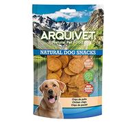 ARQUIVET Pack 12 unità - Chips di pollo - 100 g - Snack 100% naturali per cani - prelibatezze per cani - Prodotto leggero - Molto ricco di sostanze nutritive