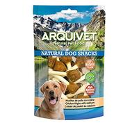 ARQUIVET Pack 12 unità - Cosce di pollo al calcio 100 gr- Snack 100% naturali per cani - prelibatezze per cani - Prodotto leggero - Molto ricco di sostanze nutritive