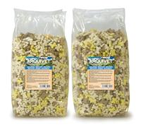 ARQUIVET PACK 2 Confezioni Biscotti "Mini Ossa alla Vaniglia" - 2,50 kg - Snack per cani