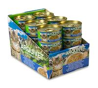 ARQUIVET - Pack 24 unità - Tonno bianco con spratto in salsa - per gatti - super premium - ingredienti naturali al 100% - Cibo umido per gatti - 80 gr.