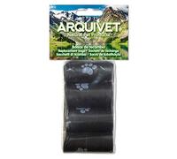 Arquivet Ricambio o Spazzatura per Cani-4 Rotoli Sacchetti, Nero, 4 rollos x 15 bolsas