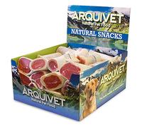ARQUIVET Scattola Espositore 20 unità - Osso farcito con pancetta - Snack naturali per cani - Snacks per cani